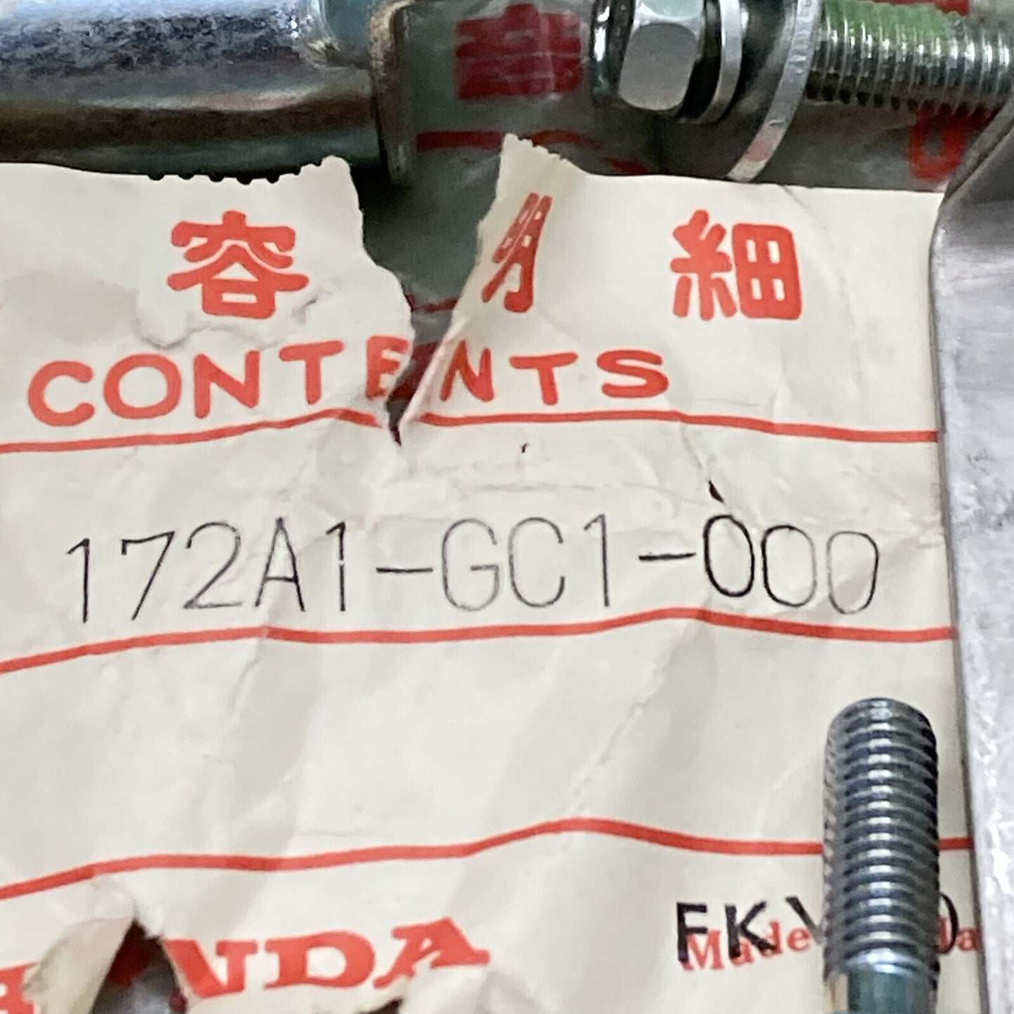 NEW GENUINE HONDA 172A1-GC1-000 BRACKET MOUNTING KIT
