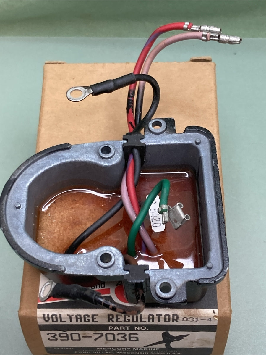 NEW GENUINE MERCURY QUICKSILVER 390-7036 VOLTAGE REGULATOR