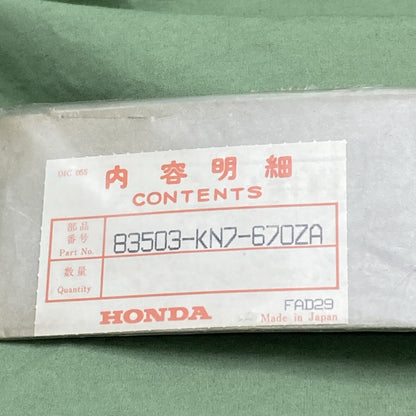 NEW GENUINE HONDA 83503-KN7-670ZA Stripe, Rr. *R4C* (Candy Ruby Red)