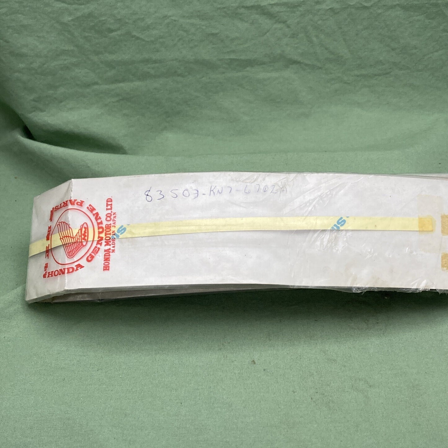 NEW GENUINE HONDA 83503-KN7-670ZA Stripe, Rr. *R4C* (Candy Ruby Red)