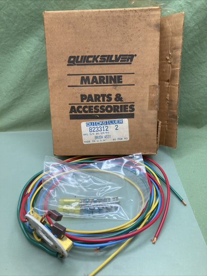 NEW GENUINEMERCURY QUICKSILVER 823312 2 BRUSH ASSEMBLY