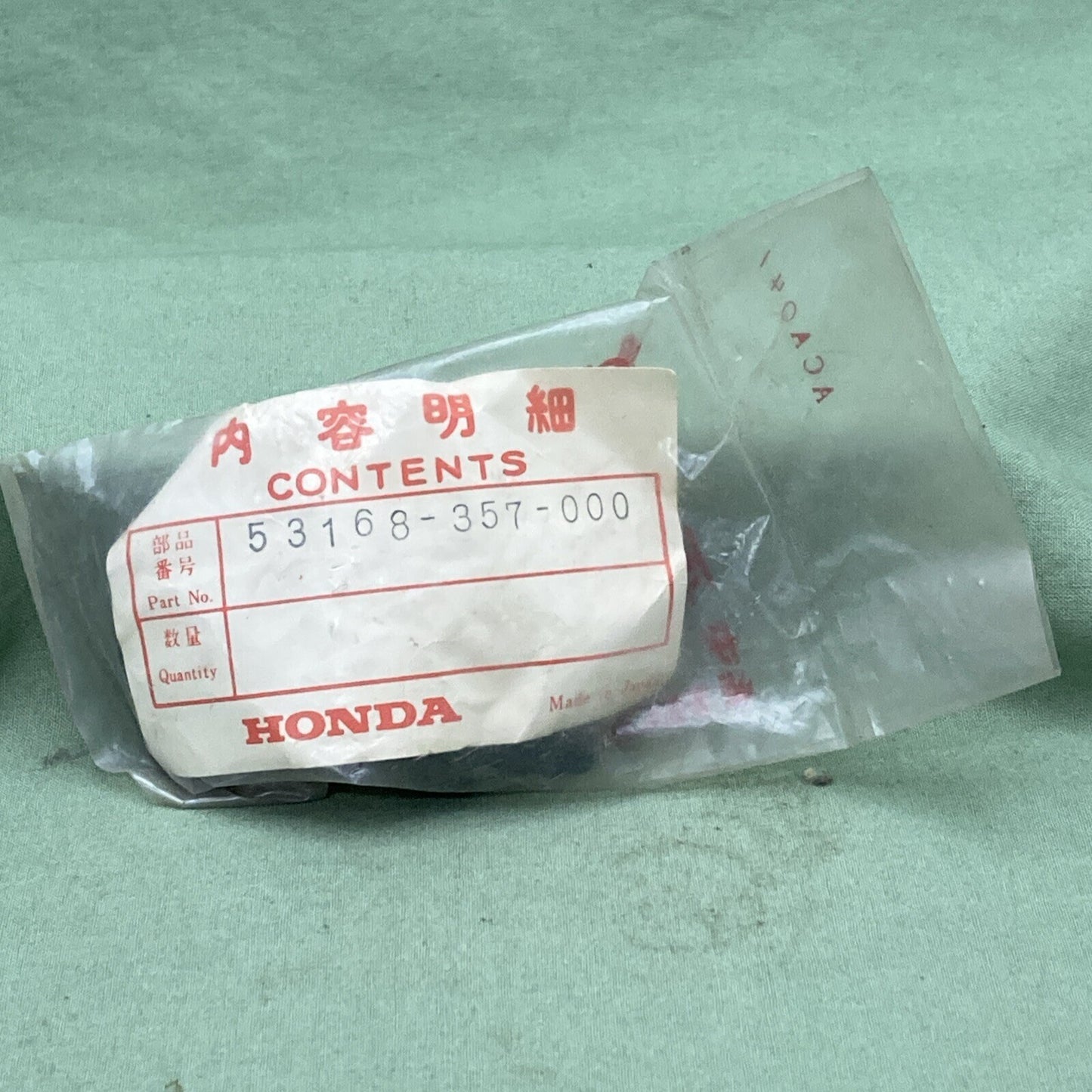NEW GENUINE HONDA 53168-357-000 HOUSING B, GRIP
