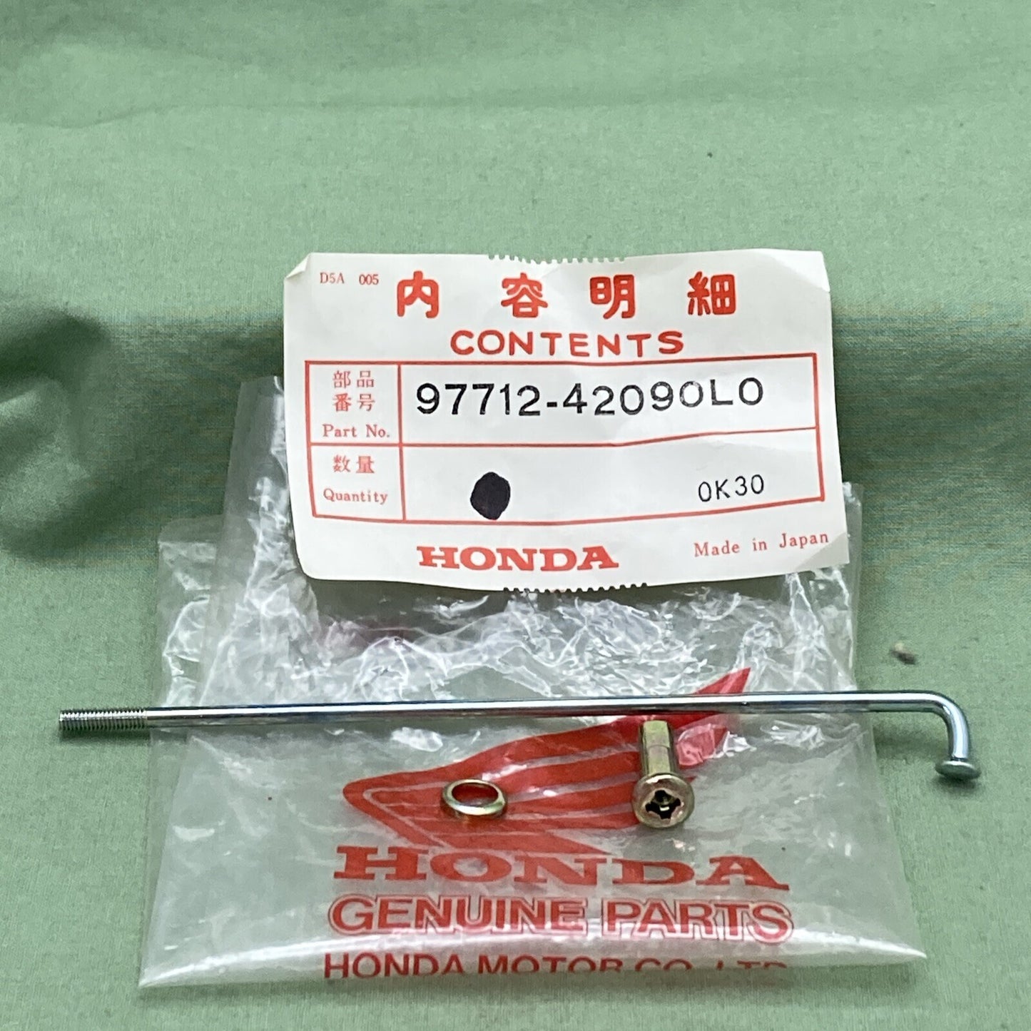 NEW GENUINE HONDA 97712-42090L0 REAR WHEEL Spoke Set B