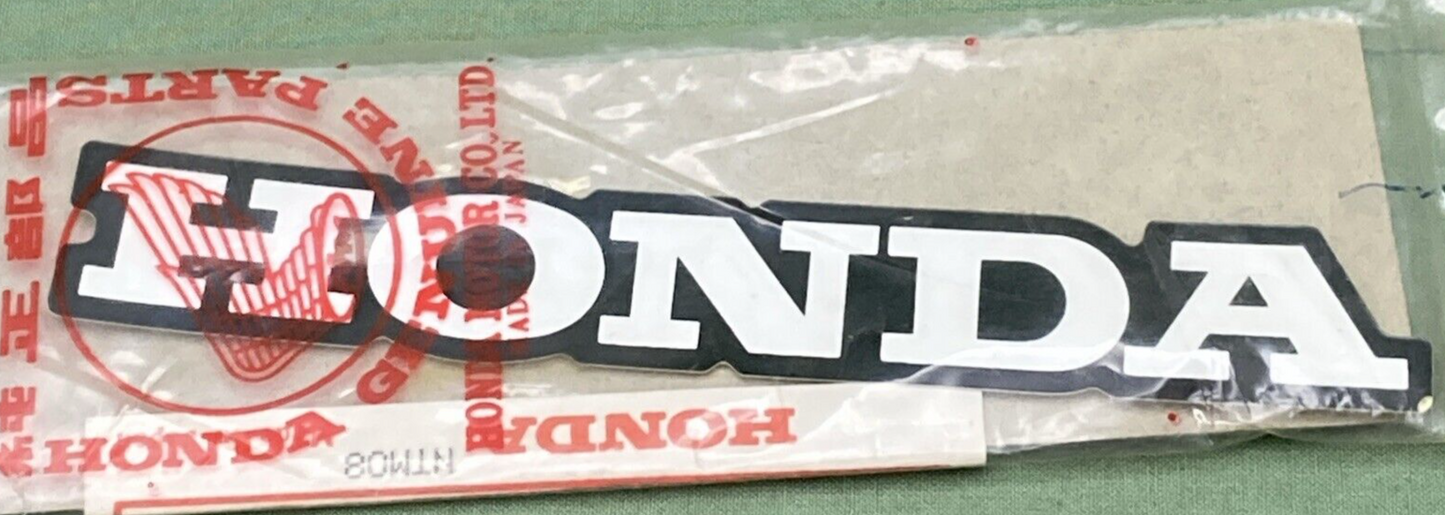 NEW GENUINE HONDA 87126-958-000 EMBLEM, FUEL TANK (A.M.)