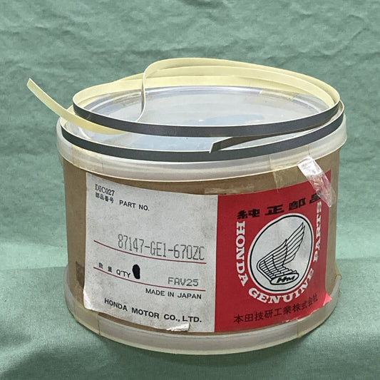 NEW GENUINE HONDA 87147-GE1-670ZC STRIPE, FR. MOLDING *A03* (SILVER)