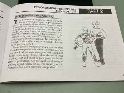 QTY 2 NEW GENUINE HONDA 51OFF700 PARENTS, YOUNGSTERS & OFF-HIGHWAY MOTORCYCLES