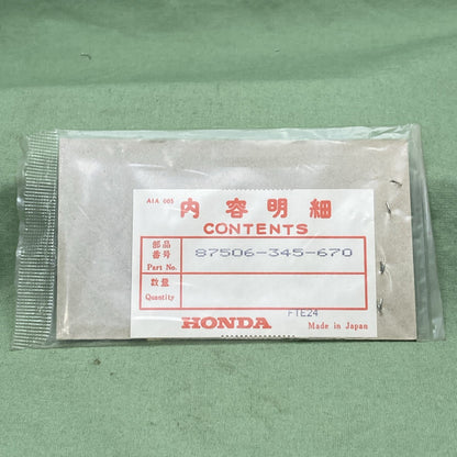 NEW GENUINE HONDA 87506-345-670 MARK, BATTERY CAUTION