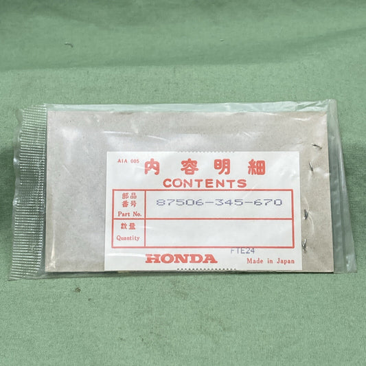 NEW GENUINE HONDA 87506-345-670 MARK, BATTERY CAUTION