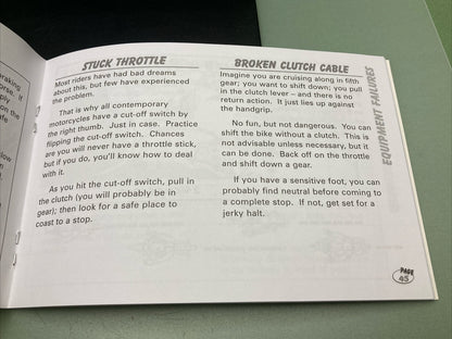 NEW GENUINE HONDA 31K87A10 REBEL CMX300/A OWNERS MANUAL '18 51ONM600 RIDING TIPS