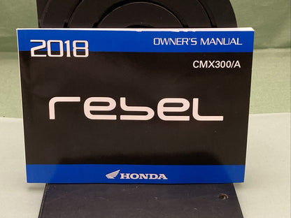 NEW GENUINE HONDA 31K87A10 REBEL CMX300/A OWNERS MANUAL '18 51ONM600 RIDING TIPS
