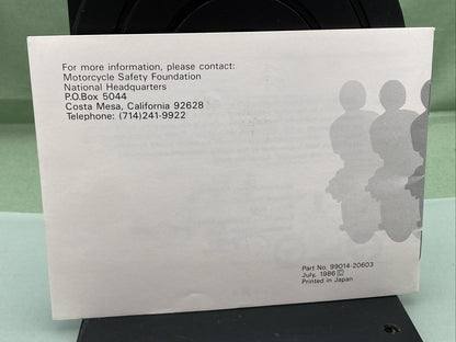 NEW GENUINE SUZUKI 99014-20603 RIDING TIPS FOR THE MOTORCYCLIST