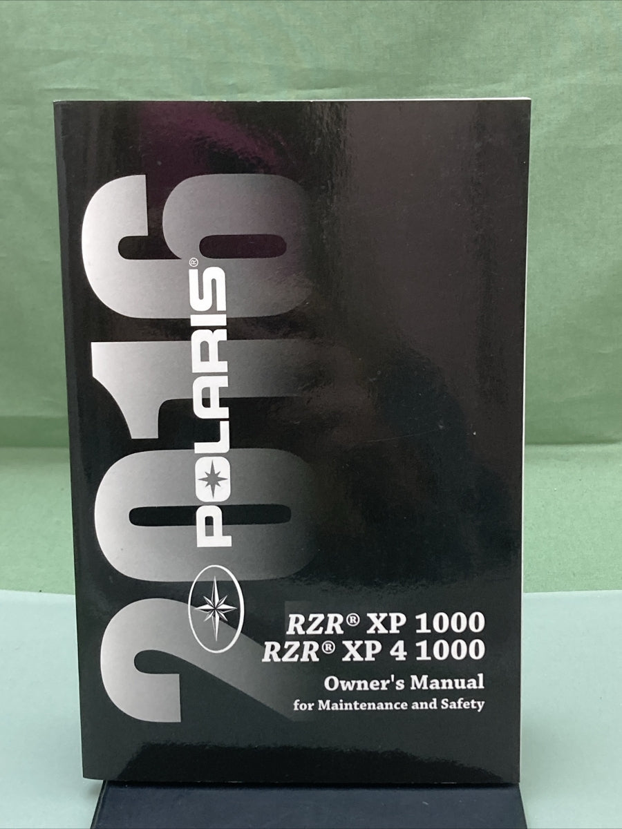 NEW GENUINE POLARIS 9926392  RZR XP 1000 / RZR XP 4 1000 OWNER'S MANUAL '16