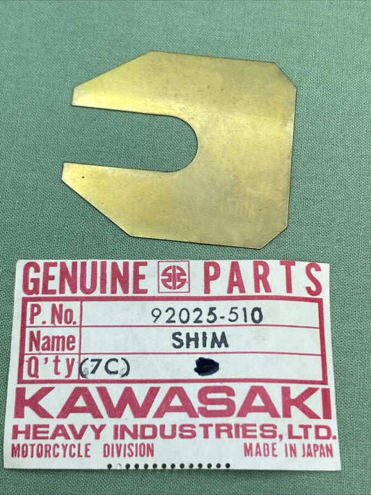 QTY 2 NEW GENUINE KAWASAKI 92025-510 SHIM 0.3T