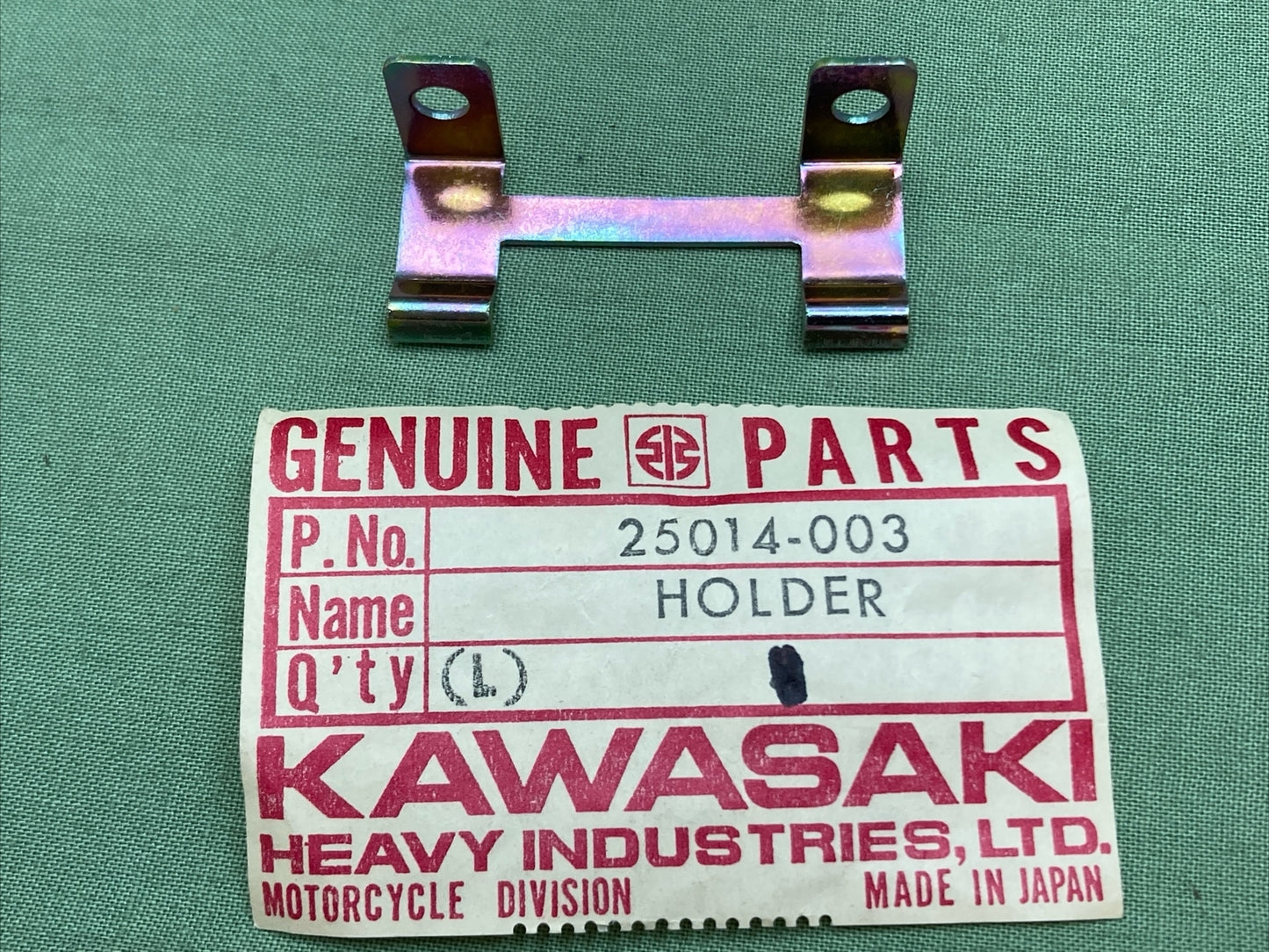 QTY 2 NEW GENUINE KAWASAKI 25014-003 HOLDER-METER CASE