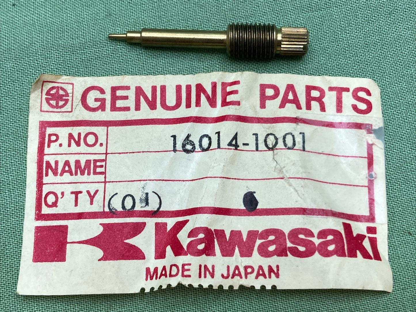 NEW GENUINE KAWASAKI 16014-1001 SCREW,PILOT ADJUST