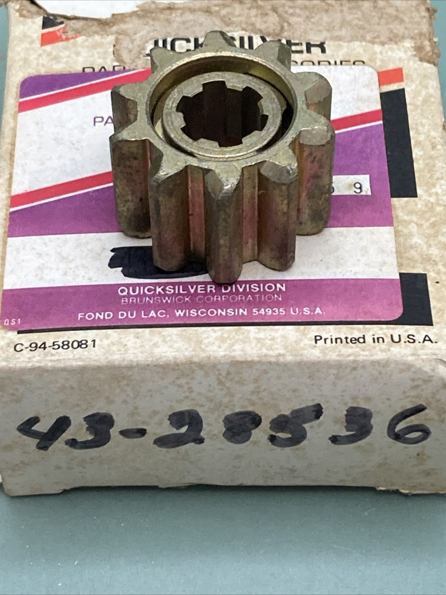 NEW GENUINE MERCURY QUICKSILVER 43-28536 DRIVE PINION GEAR