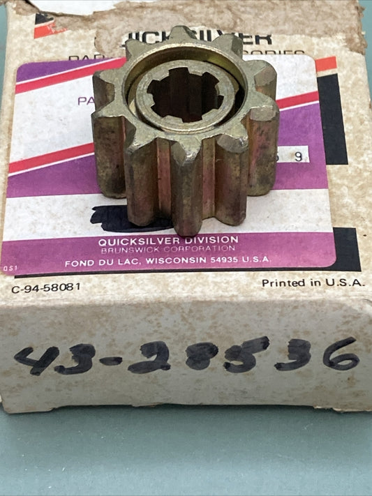 NEW GENUINE MERCURY QUICKSILVER 43-28536 DRIVE PINION GEAR