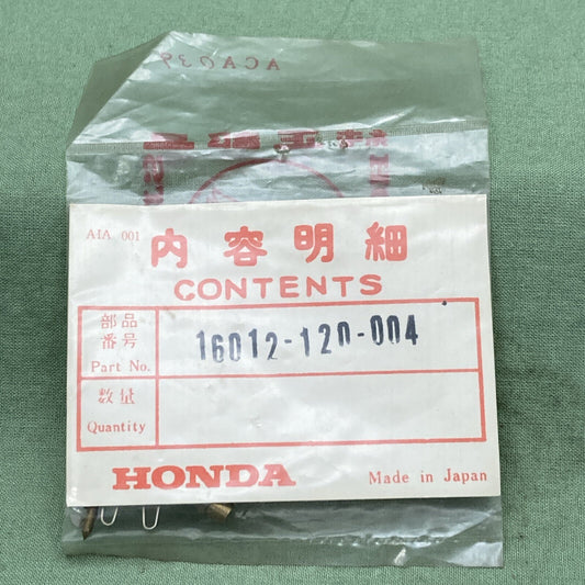 NEW GENUINE HONDA 16012-120-004 CARBURETOR NEEDLE SET, JET