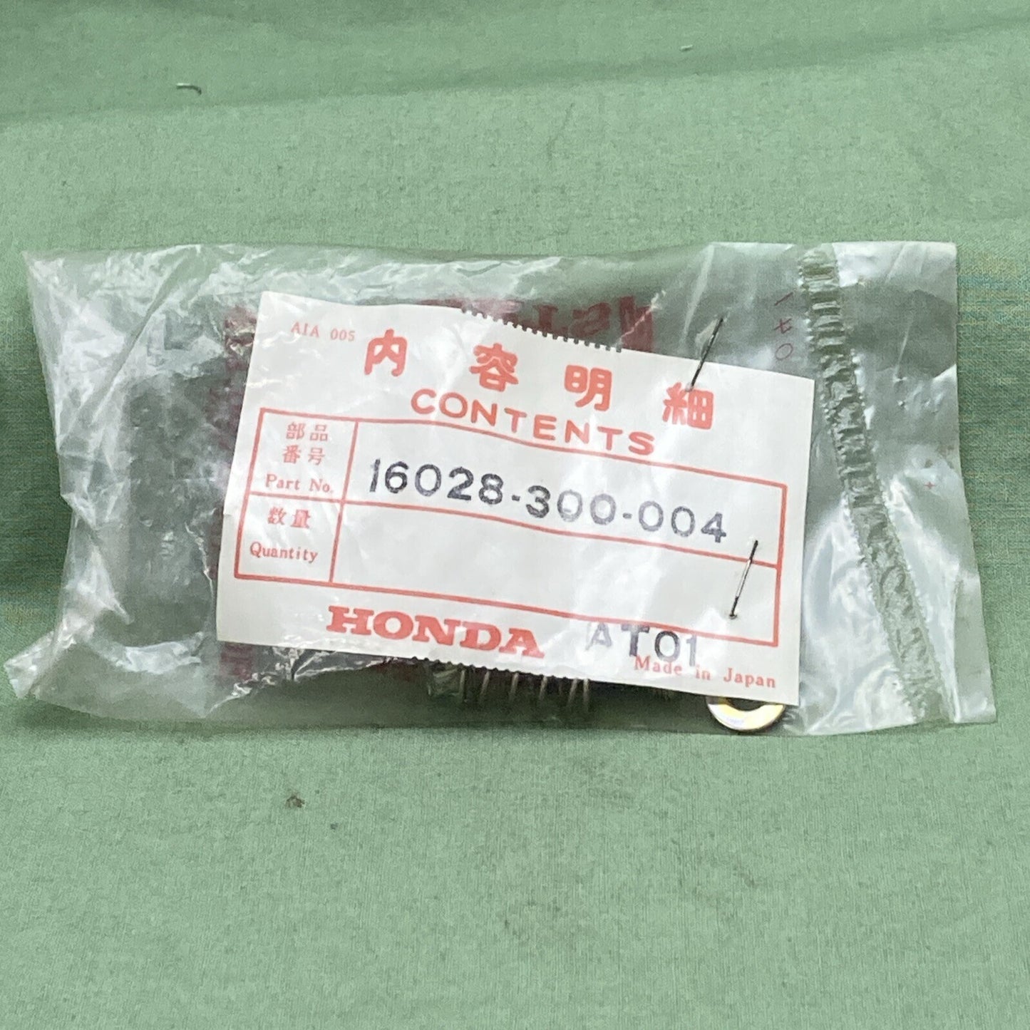 NEW GENUINE HONDA 16028-300-004 CARBURETOR SCREW SET B