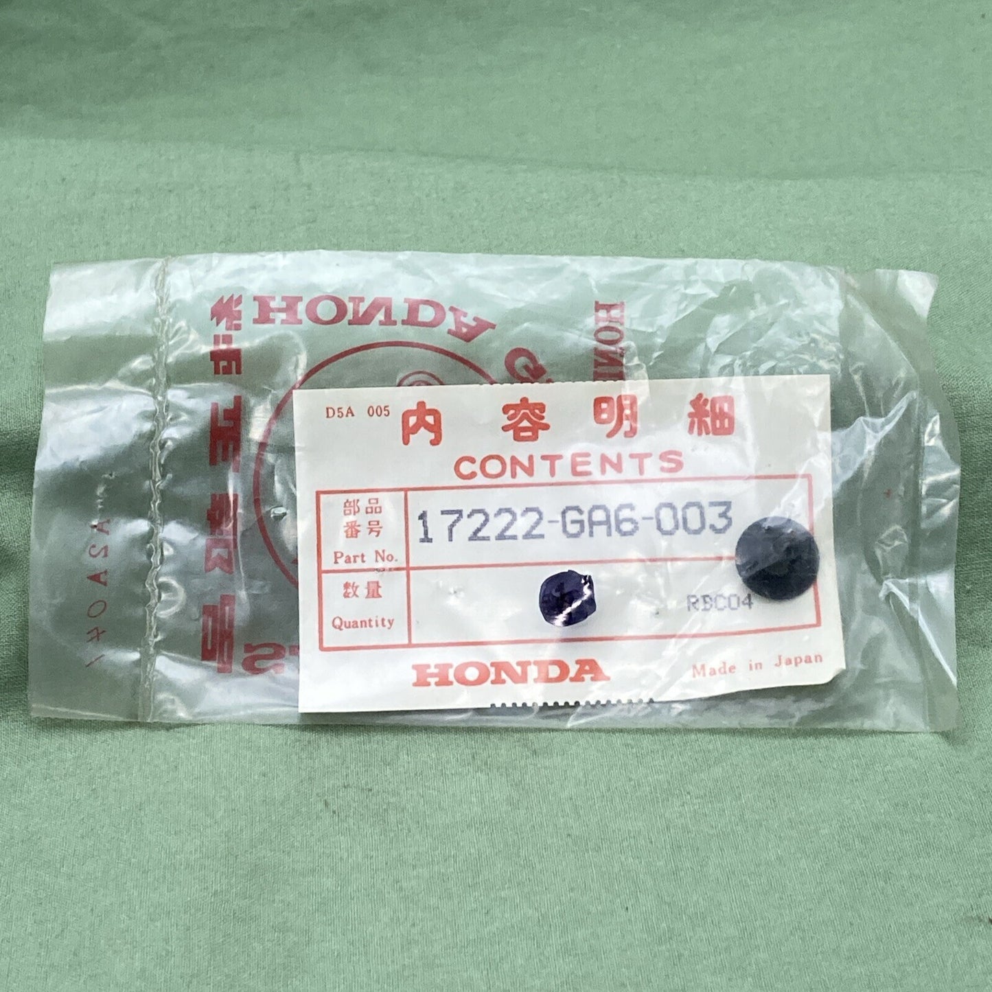 NEW GENUINE HONDA 17222-GA6-003 CLIP, CARBURETOR COVER SETTING