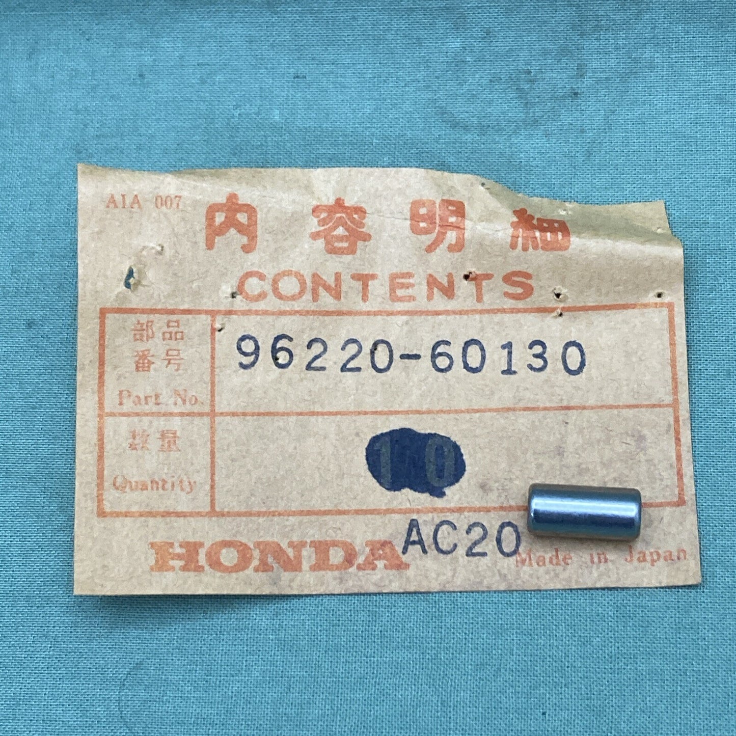 NEW GENUINE HONDA 96220-60130 CRANKSHAFT ROLLER (6X13)