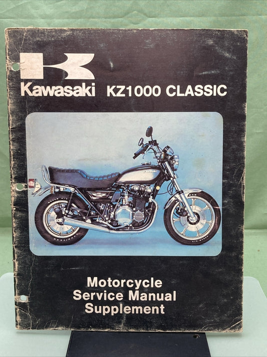 GENUINE KAWASAKI 99963-0035-01 KZ1000 CLASSIC SERVICE MANUAL SUPPLEMENT
