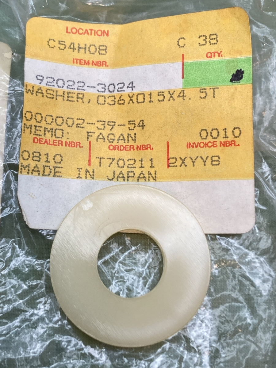 QTY 2 NEW REPLACES KAWASAKI 92022-3024 WASHER,15X36X4.5