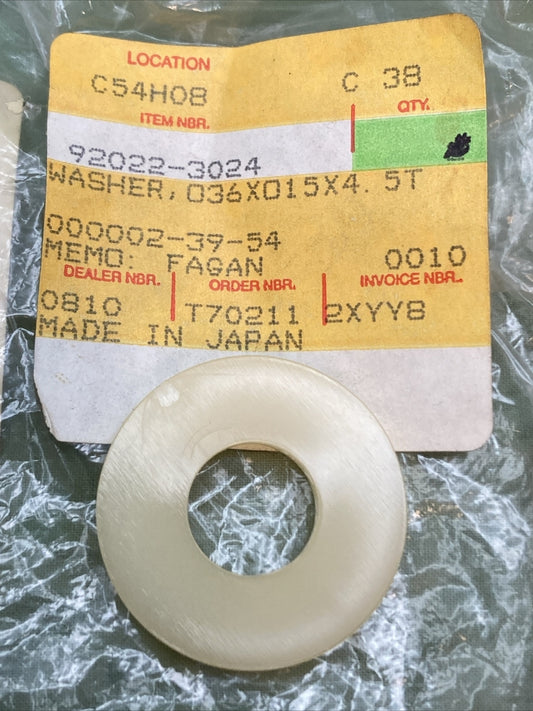 QTY 2 NEW REPLACES KAWASAKI 92022-3024 WASHER,15X36X4.5