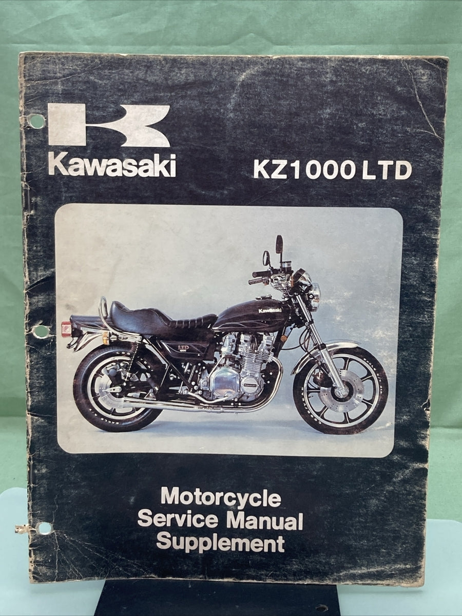 GENUINE KAWASAKI 99963-0034-01 KZ1000LTD SERVICE MANUAL SUPPLEMENT