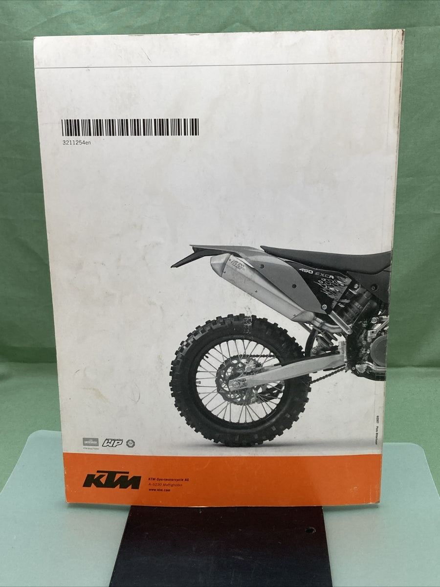 KTM 450/530 EXC-R EU, EXC-R AUS/UK, EXC-R SIX DAYS, EXC-R USA OWNERS MANUAL 2008