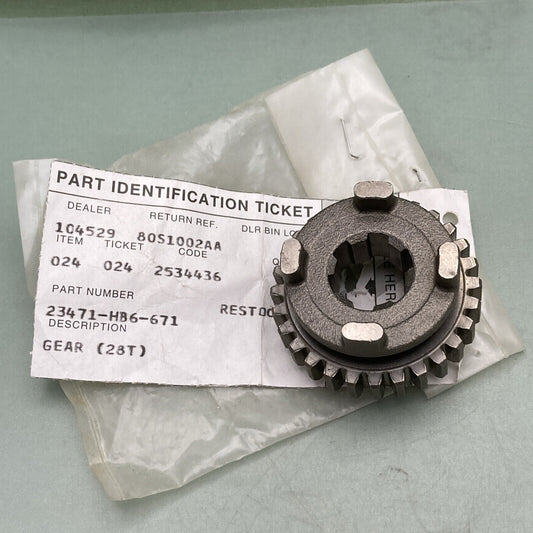 NEW REPLACES HONDA 23471-HB6-671 GEAR, COUNTERSHAFT FOURTH (28T)