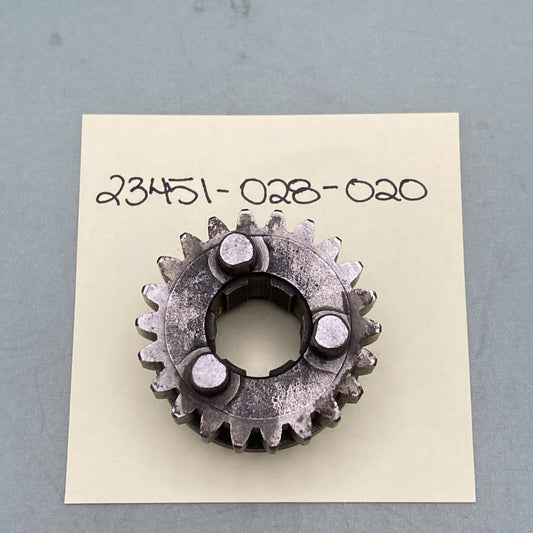 NEW REPLACES HONDA 23451-028-020 TRANSMISSION GEAR, THIRD MAINSHAFT (22T)