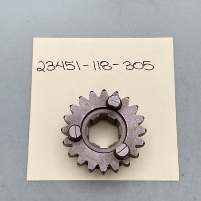 NEW REPLACES HONDA 23451-118-305 TRANSMISSION GEAR, MAINSHAFT THIRD (20T)