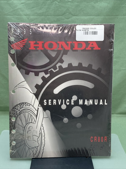 NEW GENUINE HONDA 61GBF00 CR80R SERVICE MANUAL '95