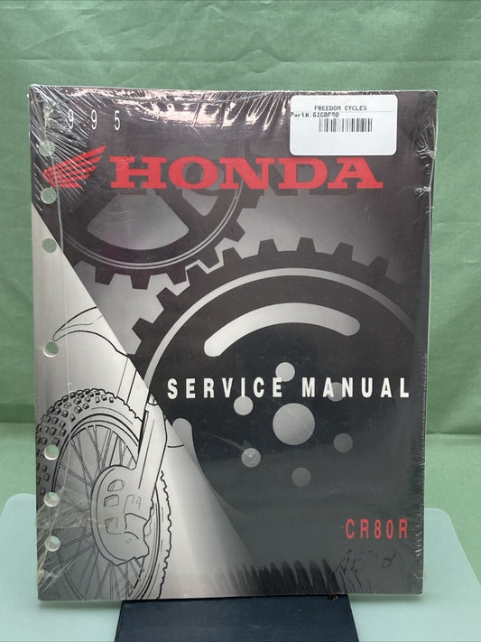 NEW GENUINE HONDA 61GBF00 CR80R SERVICE MANUAL '95