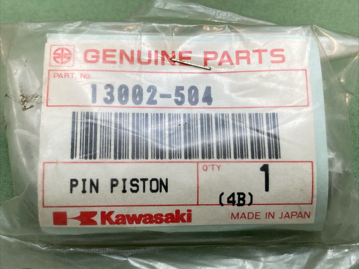 NEW GENUINE KAWASAKI 13002-504 PIN-PISTON
