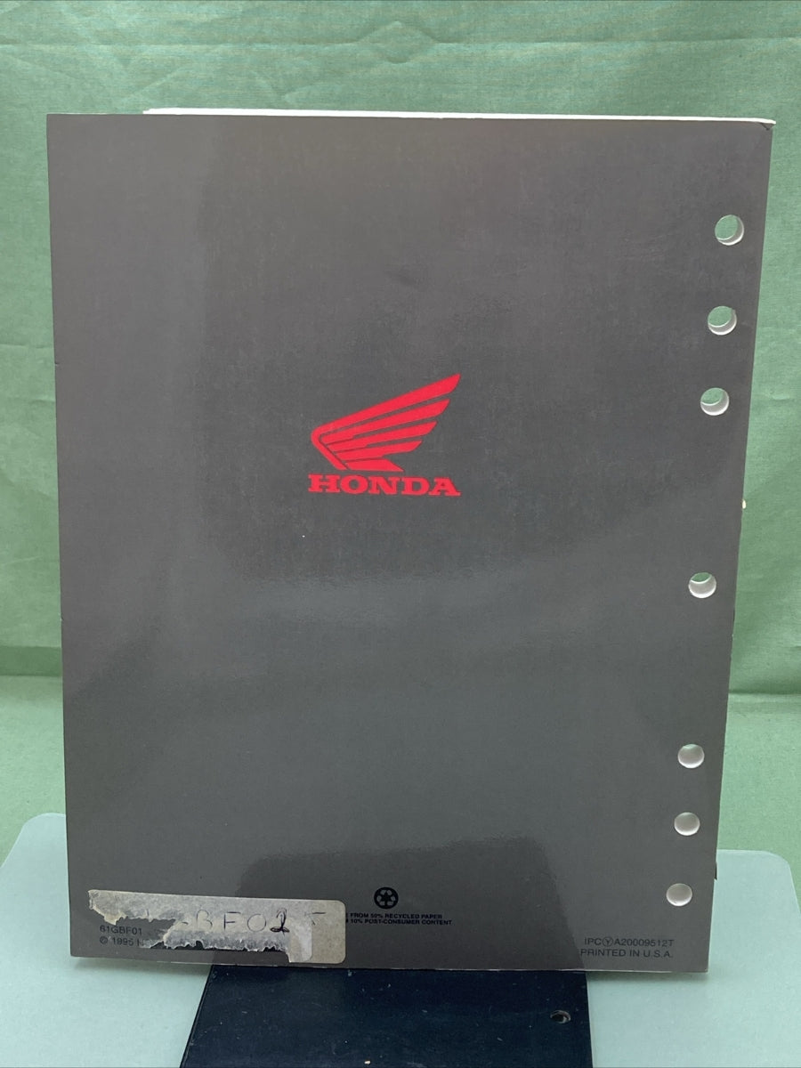 GENUINE HONDA 61GBF01 CR80/CR80RB SERVICE MANUAL '95-'97