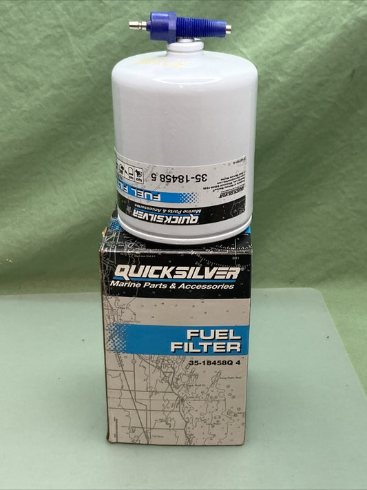NEW GENUINE MERCURY QUICKSILVER 35-18458Q 4 FUEL FILTER