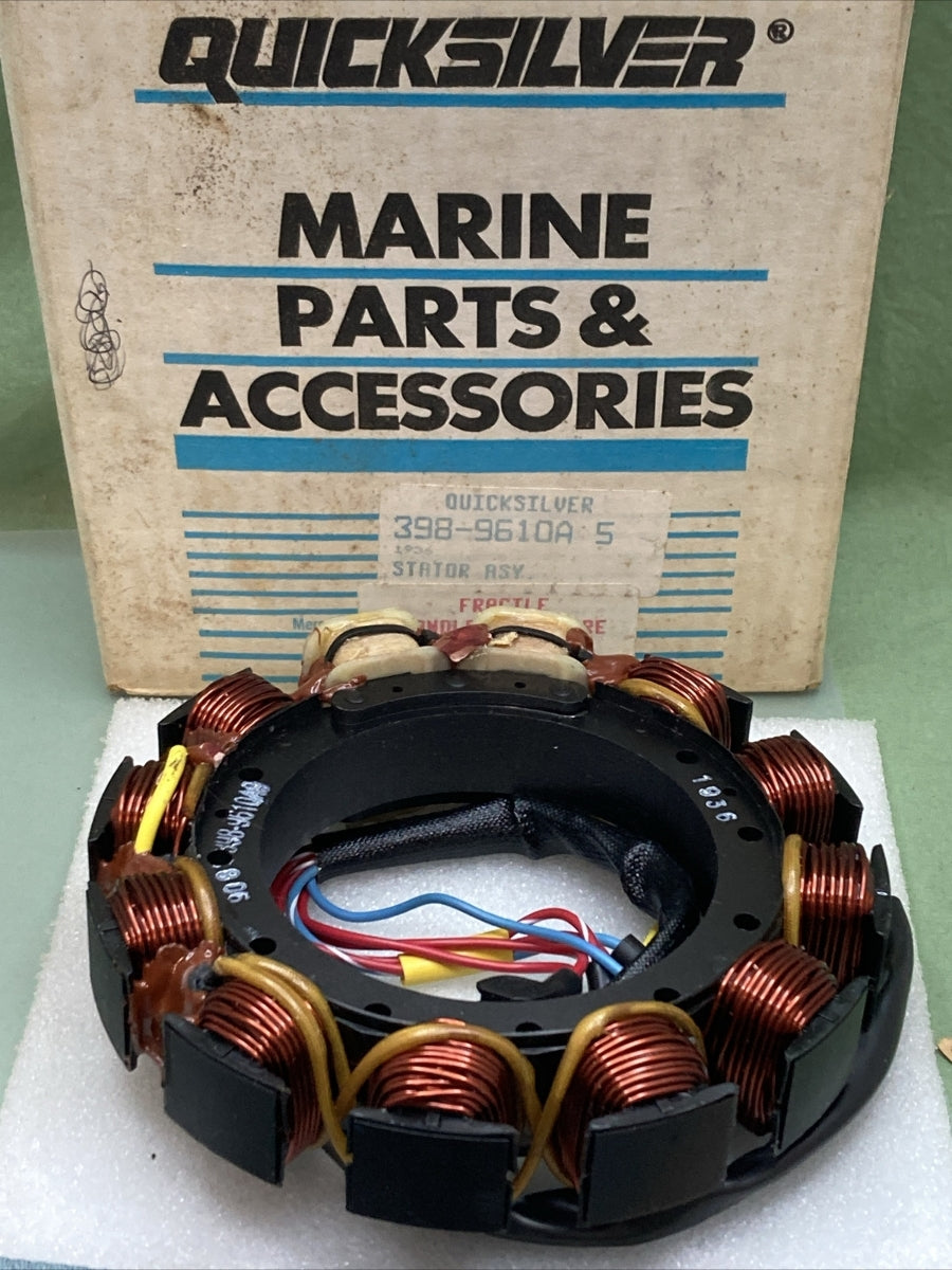 NEW GENUINE MERCURY QUICKSILVER 398-9610A 5 STATOR ASSEMBLY