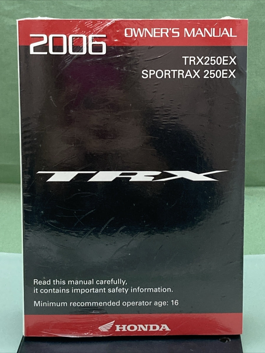 NEW GENUINE HONDA 31HN6650 TRX250EX/SPORTRAX 250EX OWNER'S MANUAL '06