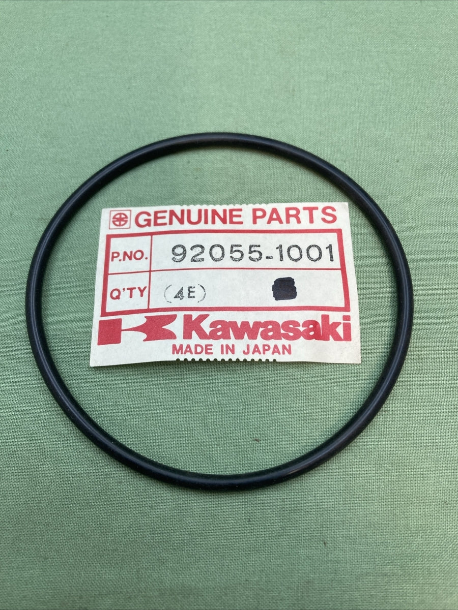 QTY 2 NEW GENUINE KAWASAKI 92055-1001 O RING, RADIATOR