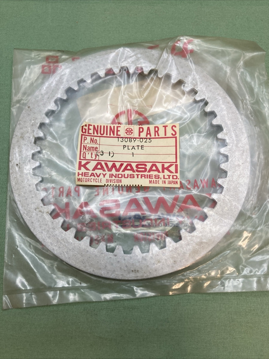 NEW GENUINE KAWASAKI 13089-025 PLATE,CLUTCH STEEL