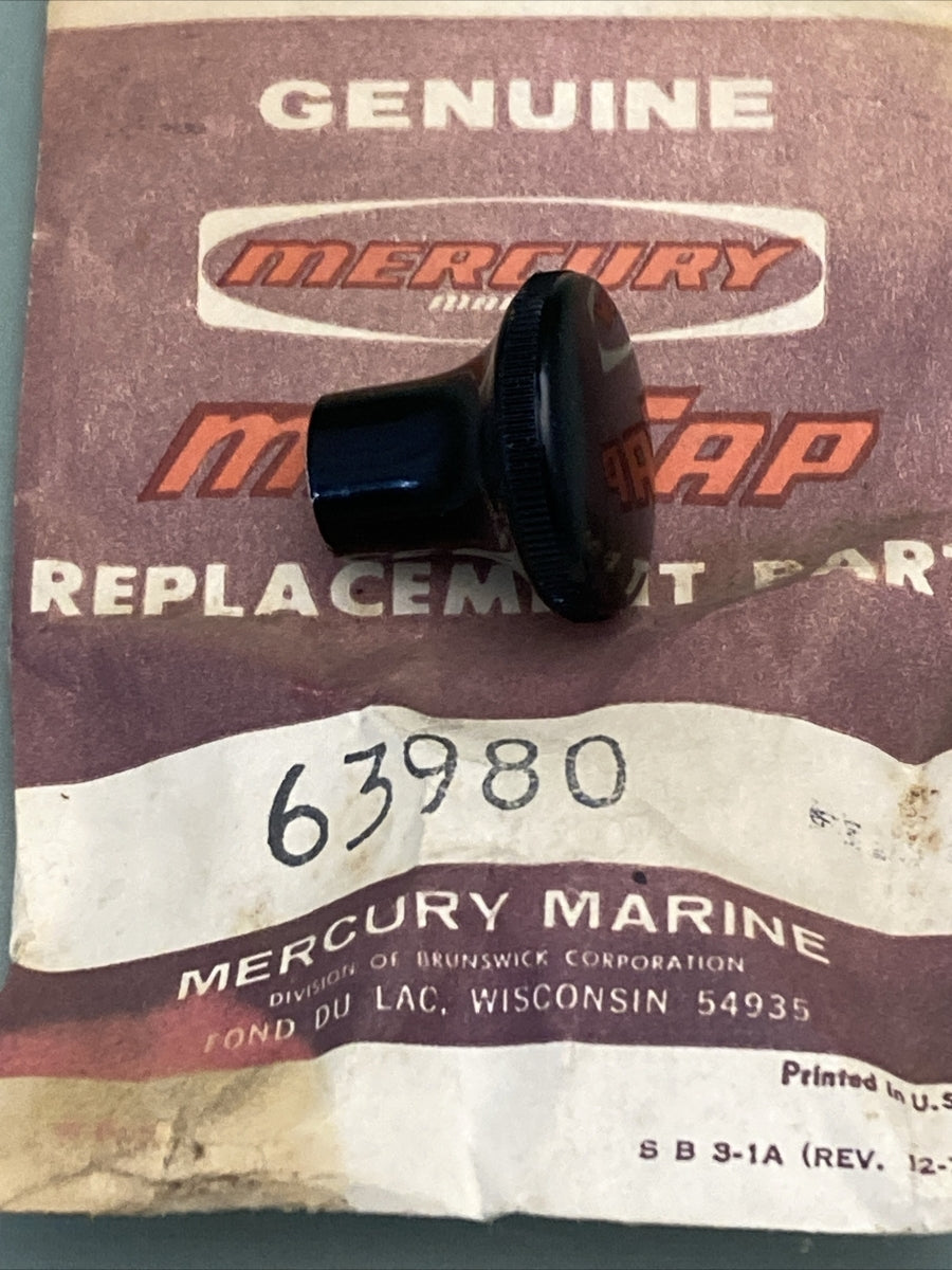 NEW GENUINE MERCURY QUICKSILVER 63980 CHOKE KNOB