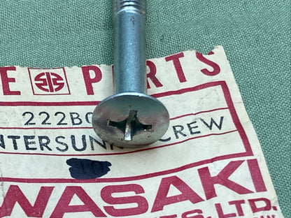 NEW GENUINE KAWASAKI 222B0650 SCREW OVL CNTSNK 6X50