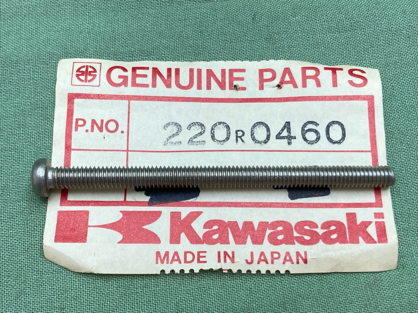 NEW GENUINE KAWASAKI 220R0460 SCREW-PAN-CROS