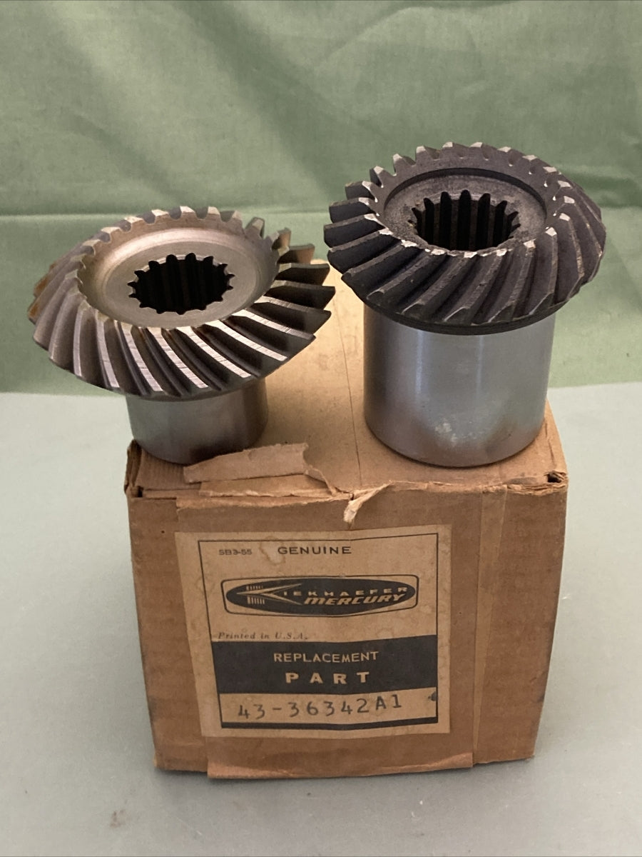 NEW GENUINE MERCURY QUICKSILVER 43-36342A1 SPIRAL GEAR ASSEMBLY