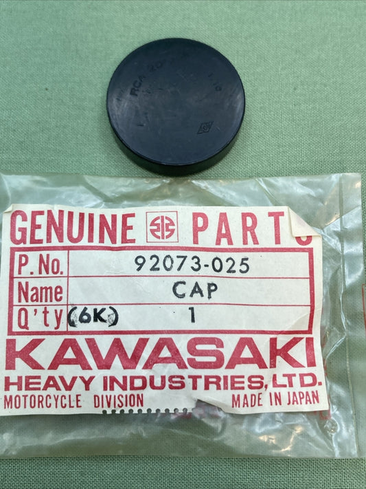 QTY 2 NEW GENUINE KAWASAKI 92073-025 CAP,CRANKCASE HOLE