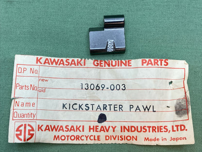 QTY 2 NEW GENUINE KAWASAKI 13069-003 PAWL KICKSTARTER