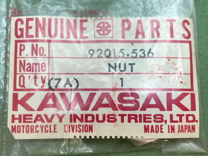 NEW GENUINE KAWASAKI 92015-536 NUT, 16MM