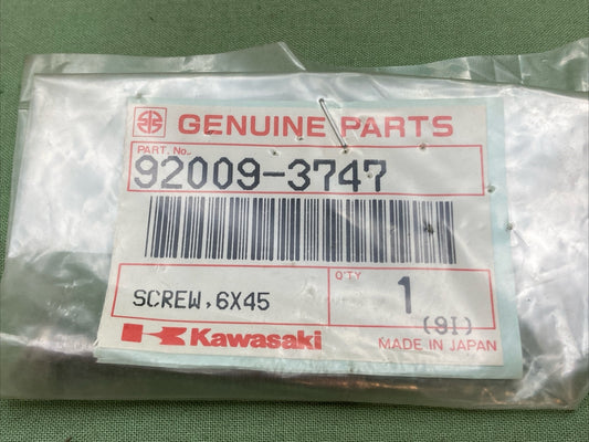NEW GENUINE KAWASAKI 92009-3747 SCREW, 6X45